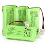 EBL BT183342/BT283342 2.4V 1000mAh Ni-MH Battery, Compatible with AT&T VTech Cordless Phone Batteries BT166342/BT266342 CS6709 CS6609 CS6509 CS6409 EL52100 EL50003 (Pack 4) Green
