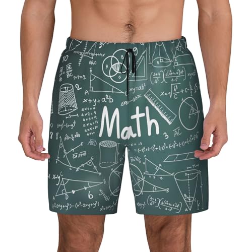 Short de bain homme Math Leçon léger cadeau original pour les vacances