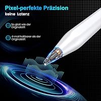 Variglas Stift für iPad 2018-2026-2X Schnellladung, Palm Rejection Neigung – Ansicht 3