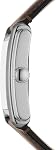 Fossil Carraway Montre à trois mains en acier inoxydable quartz pour homme, couleur: argent (modèle: FS6008)