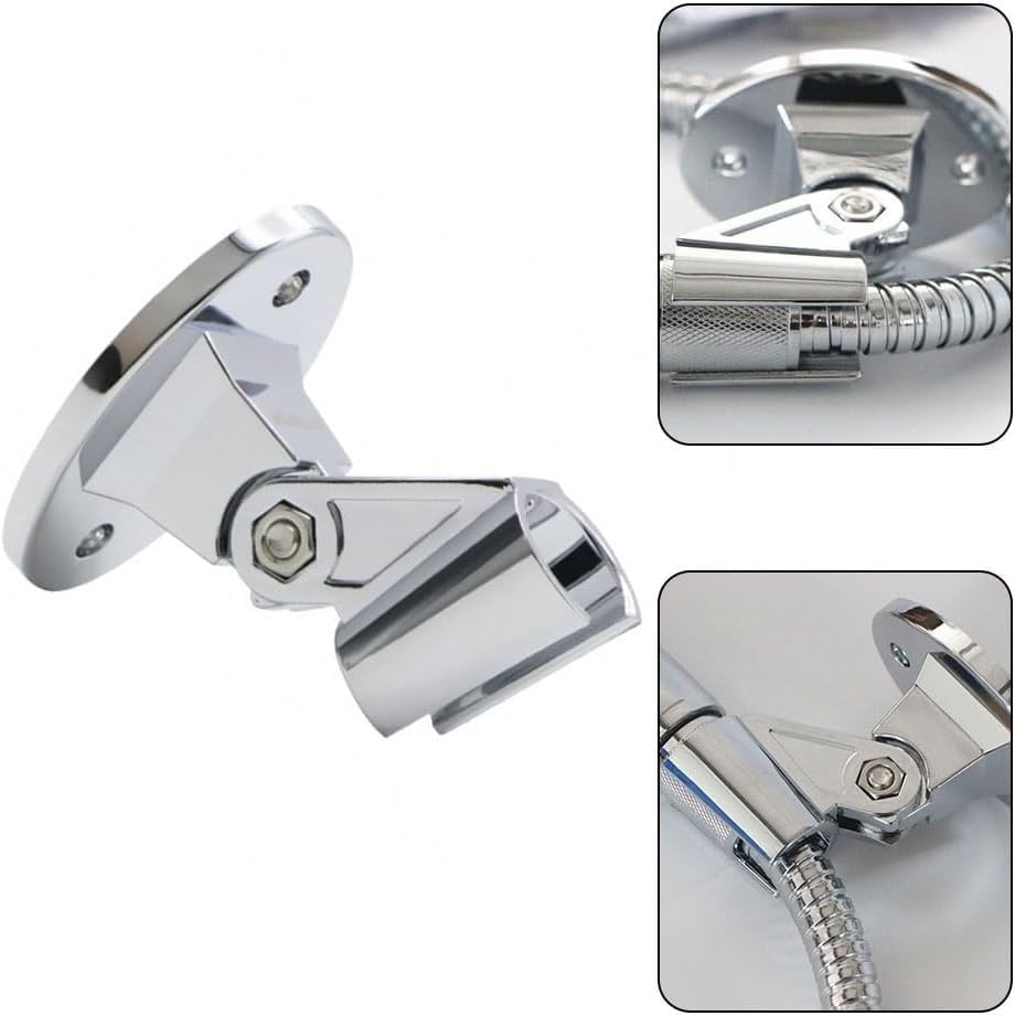 Support de pommeau douche universel inclinable à base fixe murale - 3