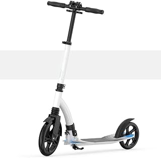 Scooters, Childrens Scooters, Mini Micro Deluxe Scooter, Kids Scooters For Boys And Girls Aged 1-15-White