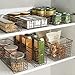 mDesign Metal Wire Food Storage Basket Organizer with Handles for Organizing Kitchen Cabinets, Pantry Shelf, Bathroom, Laundry Room, Closets, Garage - Concerto Collection - Bronze