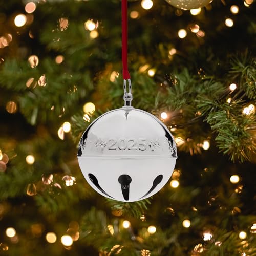 Wallace 2025 Silver Plated Sleigh Bell Ornament 55th Edition - Thumbnail 3