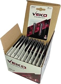 صندوق بطارية AAA 1.5 فولت مينيون 20 عبوة من قطعتين 40 قطعة فيكو منجنيز