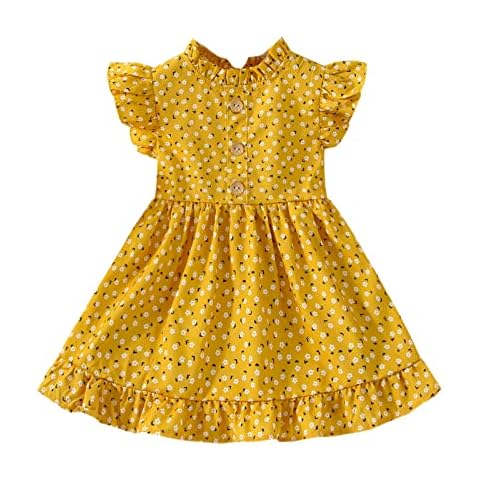 VINUOKER Toddler Baby Girl Skirt Floral Dress Summer Sundress Little Girl Casual Dresse Summer Fall Outfits Cover