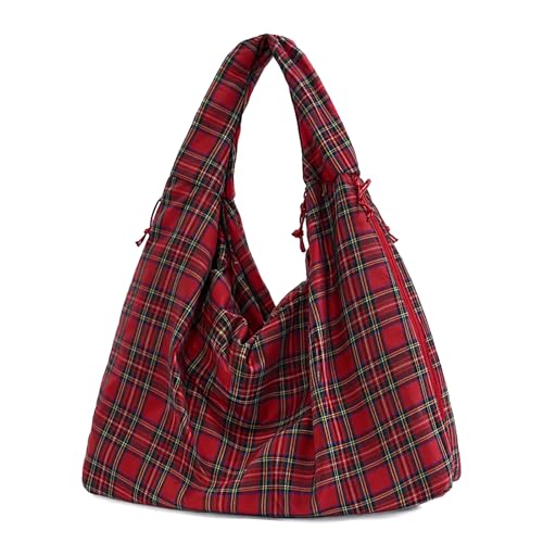 Image of KAMEILONG Large Nylon Hobo Bag Women Crescent Shoulder Bag Vintage Tote Bag Casual Shopper Handbag for Women