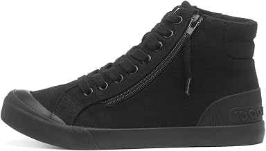 Rocket Dog Jazzin Hi Womens Black Zip Canvas