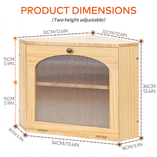 Solid Wood Bread Box - image 2