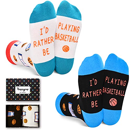 Happypop Boys Socks Girls Socks Kids Basketball Socks, Gifts For Boy Boys Basketball Gifts Kids Basketball Gifts Basketball Gifts For Boys 6-8 #TOP17