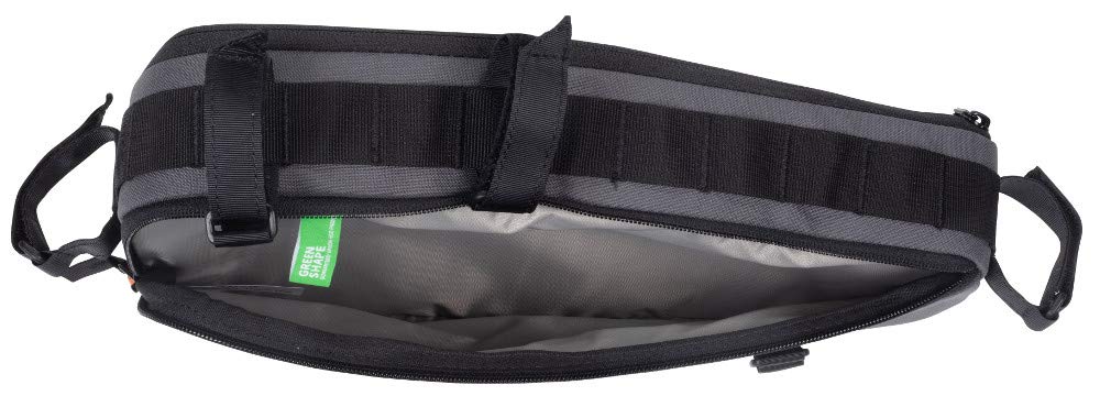 VAUDE Borsa Da Telaio Triangolare Per Bici - Green Shape, 1,7L, Impermeabile, Con Fissaggi Velcro, Per Attrezzi E Pompa - Colore Iron (Antracite) - 3