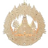 Neben dem Schwibbogen ist diese Art der Beleuchtung die gebräuchlichste Dekoration der Fenster in der Weihnachtszeit