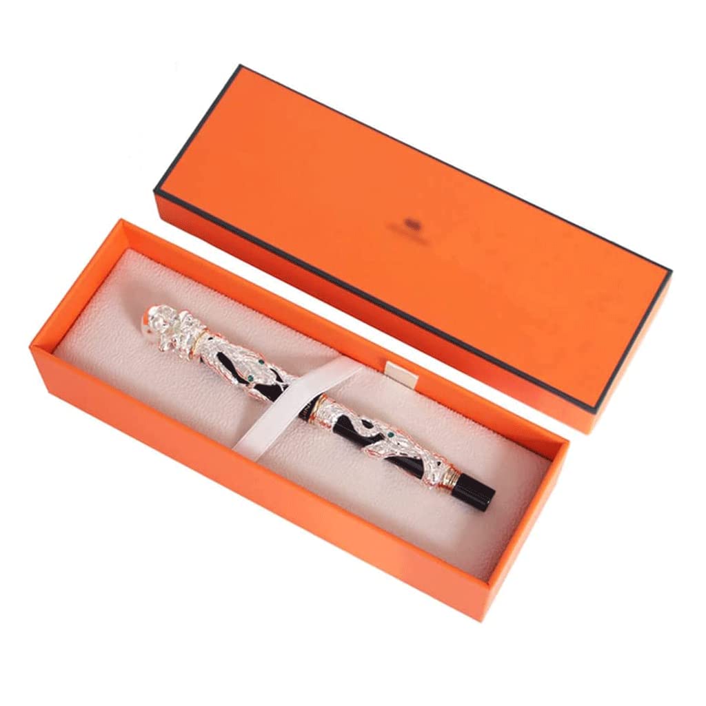 Stylo plume de qualité supérieure en métal avec coffret cadeau, pointe extra fine, stylo laqué avec prise en main incroyablement confortable