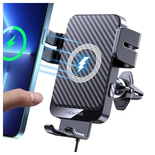 15W Auto-Clamping Air Vent Charger