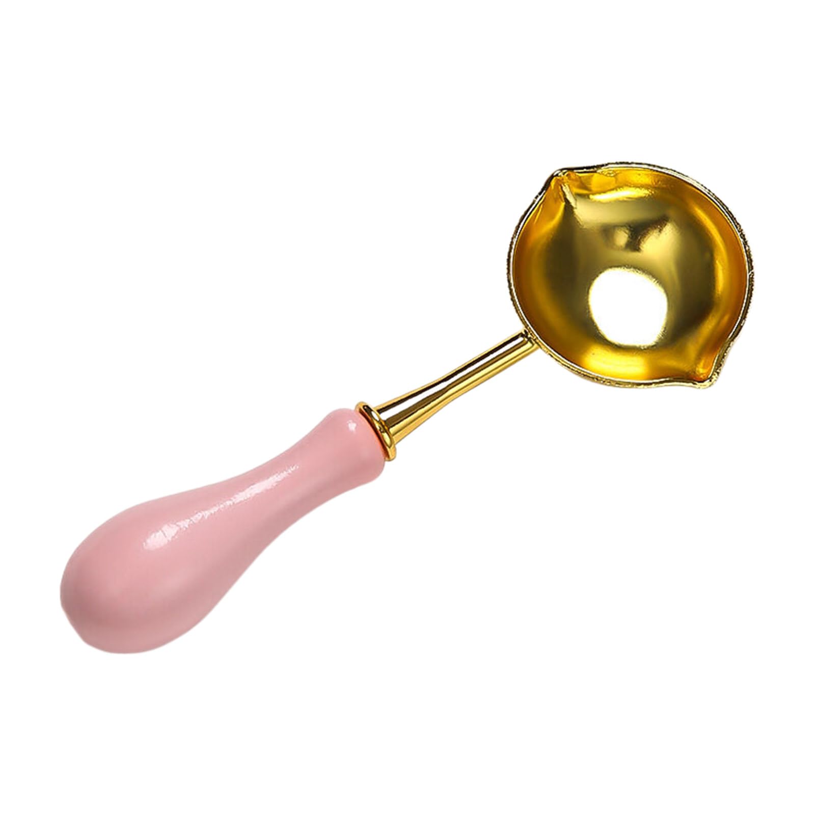 Kalttoy A Wood Handle Sealing Spoon Vintage Melting Spoon Sealing For Seal Stamp Envelope Letter Craft Embellishments Metal Melting