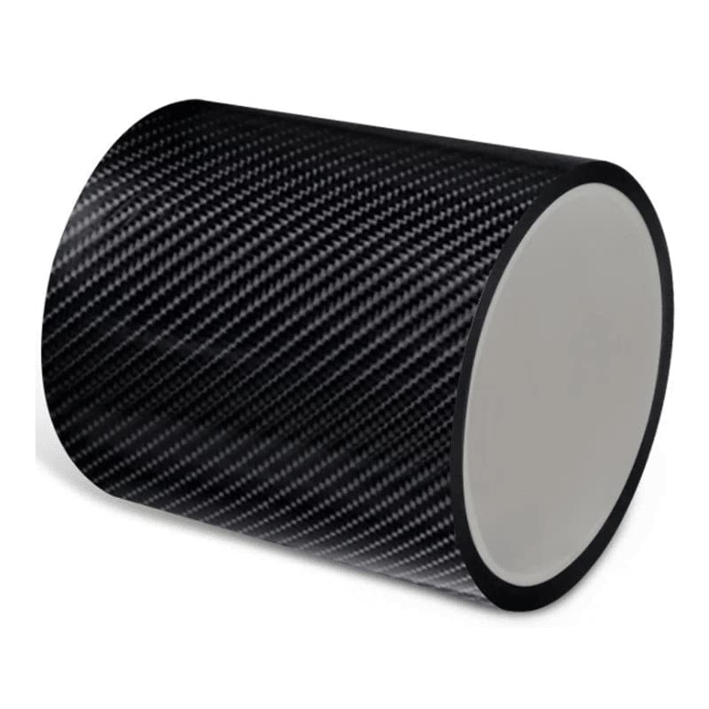Cinta Adhesiva Universal de Fibra de Carbono Anti-rasguño negro 5 metros - Banda adhesiva de fibra de carbono anti-arañazos - protección