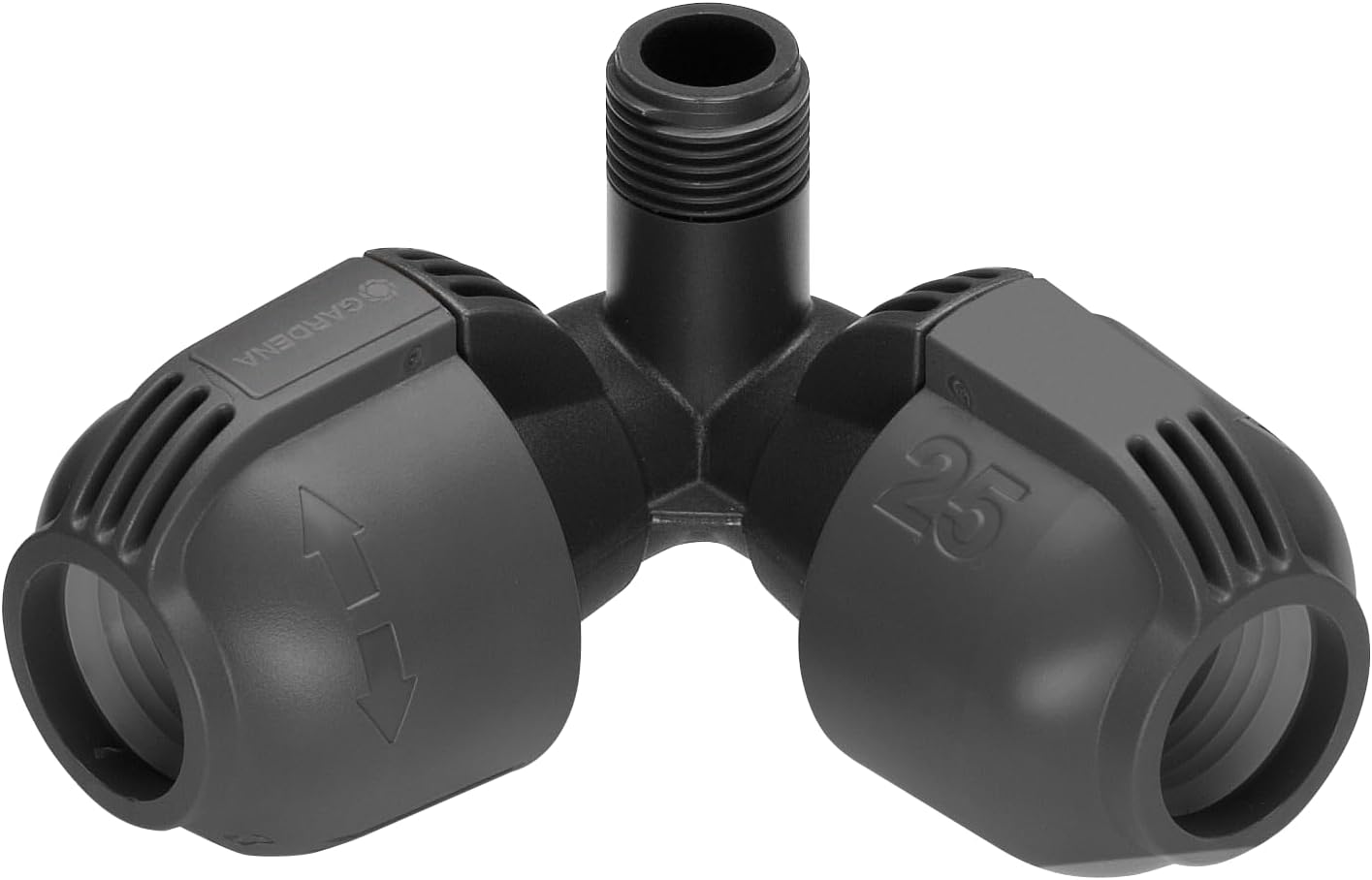 GARDENA 2782-U Angle Piece 25mm By 1/2-Inch Male Threads with Sprinkler System Pro
