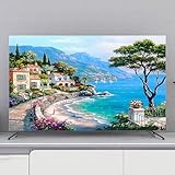 ecran plat 140 cm but ♥ Imprimé : La housse est un élément décoratif dans votre salon ou votre chambre. Son imprimé s'adapte à une variété de styles d'intérieur, notamment moderne, nordique et rustique.