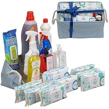 Juniper CLEAN, Luxury Cleaning, Supplies Kit, All In One Household Cleaning Essentials Set with Surface-Floor-Hand Cleaners, Laundry Detergent, Dish Soap, Nice Gift for New Homeowners