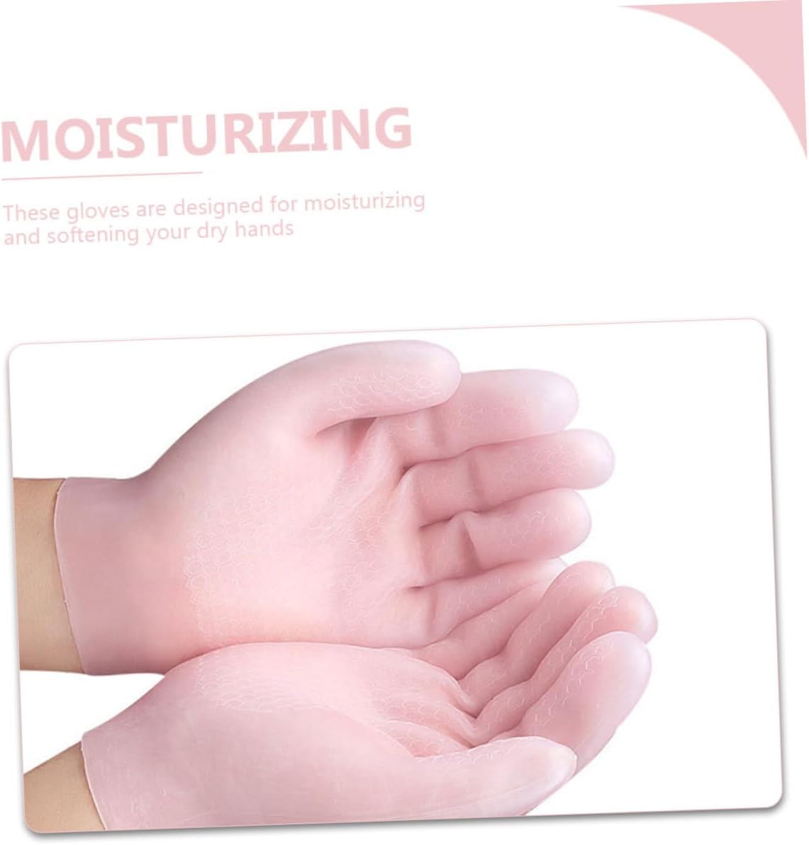 SEBS Moisturizing Gloves for Dry Hands 1 Pair Non-Slip Hand Care Gloves for Cracked Skin Suitable for Spa and Home Use