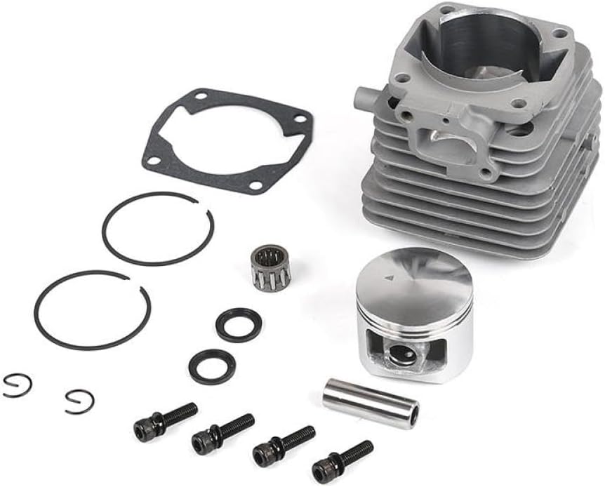45cc 4-Bolt End Rebuild Kit 2 Piston Ring Compatible With Rovan 1/5 Scale Gas RC LT 45cc Engine
