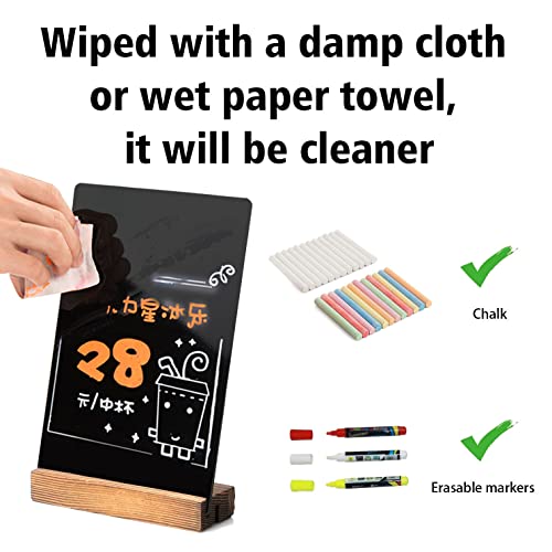 Yeeon 3 Pack 5X7 In Chalkboard Sign Small Chalkboard Decorative Chalkboard With Base Family Message Chalkboard Kid Chalkboard Store Poster Display #TOP5