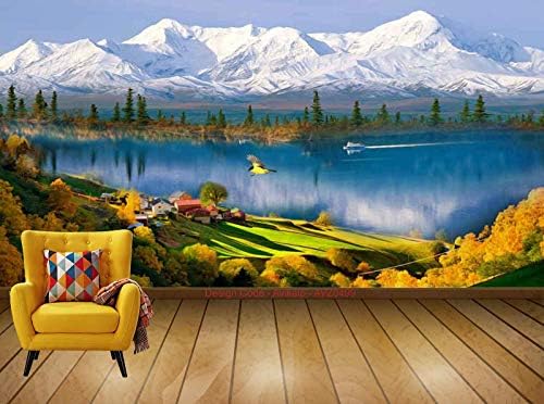 Avikalp Exclusive Avz0499 Modern Landscape Landscape Realistic Oil Painting Style Living Room Wall Hd 3D Wall Sticker(182Cm X 121Cm)