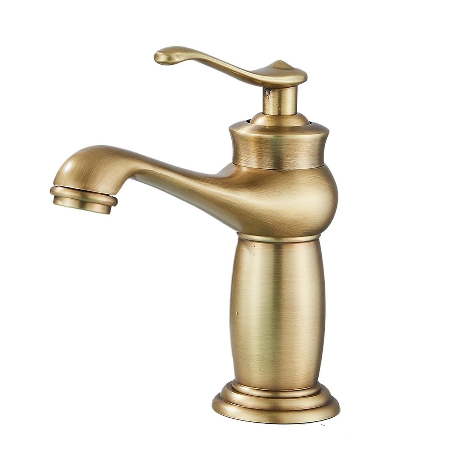 Laighjenbcf Retro B Faucet，Compatible With Quyanre Retro Antique Brass Basin Faucet Single