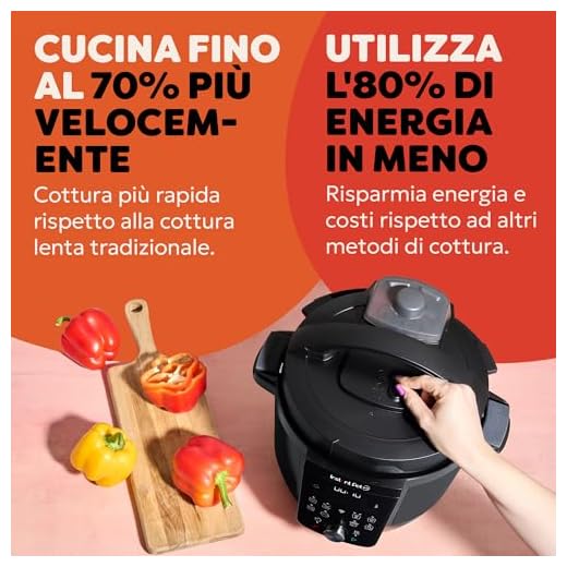 Instant Pot Plus – Multicooker 9 in 1 da 5,7L in acciaio inossidabile spazzolato, cuoce a pressione, cottura lenta, cuociriso, rosola, prepara yogurt, scalda, cuoce a vapore, sous vide, sterilizza