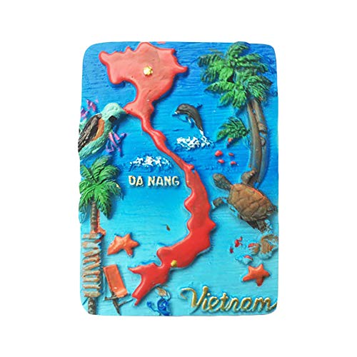 Wedare Nha Trang Vietnam 3D Fridge Magnet Tourist Souvenir Travel Sticker,Vietnam Refrigerator Magnet,Home and Kitchen Decoration Collection from China