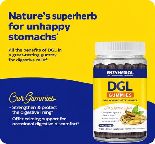 Enzymedica DGL Stomach Soothe Gummies