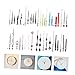 POPETPOP 15 Sets Watch Accessories Set Clock Kit Hands Replace Wall Clock Parts Modern Silent Clock Accessories Clock Repair Tools Watch Movement Clock Making Kit Plastic