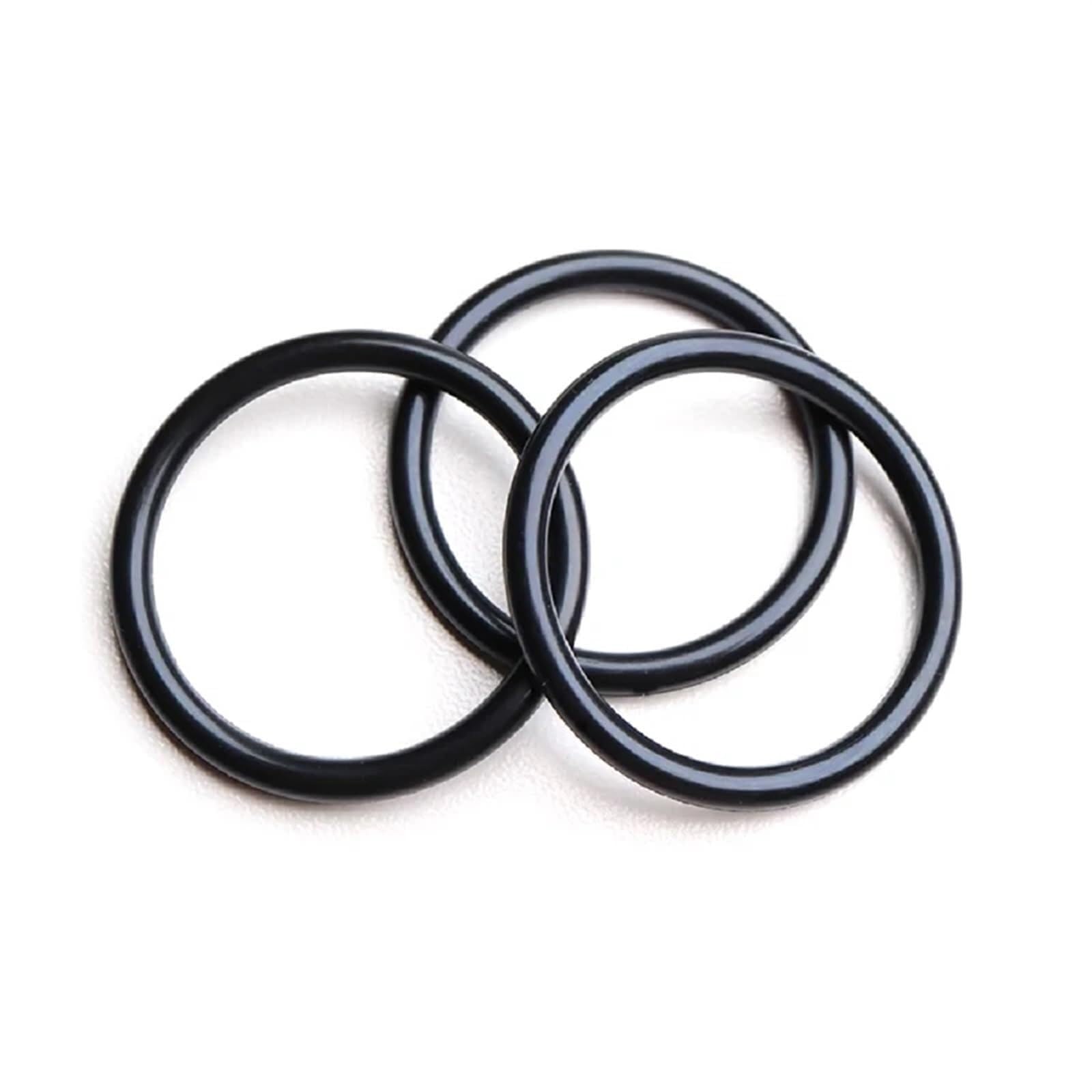 Arandela de sellado de 2,4 mm, junta tórica de nitrilo de alta resistencia al aceite, junta tórica de sello de goma NBR, espesor 2,4 mm, accesorios de hardware OD 6-150 mm(OD 64MM (20PCS)_2.4MM),Mate