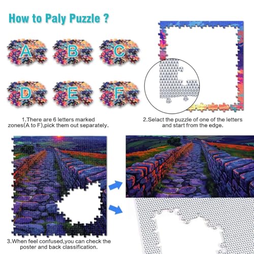 Puzzle de 1000 piezas de la Gran Muralla para adultos y jóvenes, juego de 38x52cm 3