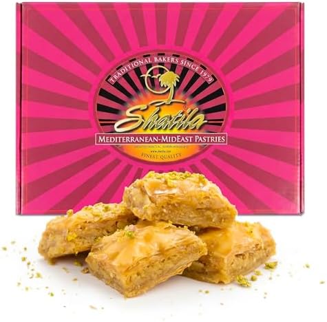 Shatila Food Products Baklawa, Walnut Baklava Pastry, Mediterranean Sweets Ar...