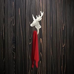 Comfy Hour Antique and Vintage Animal Collection Cast Iron Deer Single Key Coat Hook Rack Wall Hanger, Heavy Duty Recycled Gift Idea Comfy Hour Antique and Vintage Animal Collection Cast Iron Deer Single Key Coat Hook Rack Wall Hanger Heavy Duty Recycled Gift Idea