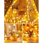 Minetom 66ft Plug in Star String Lights Plug in with Remote and Timer - Image 4