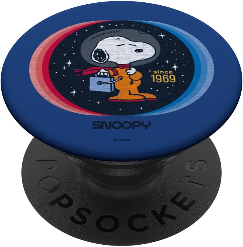Peanuts Snoopy in Space 1969 PopSockets PopWallet for MagSafe