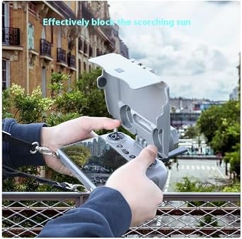 Sun Hood for DJI RC 2 Transmitter, Compatible with DJI Flip/AIR 3S/AIR 3/Mini 4 Pro/Mini 3 Pro RC 2 Transmitter, Foldable Screen Protector Cover Dirtproof Scratchproof Light Blocking Sunlight Reflection