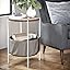 Amazon.com: Nathan James Round Modern Side Accent or End Table for Living Room and Bedroom and ...