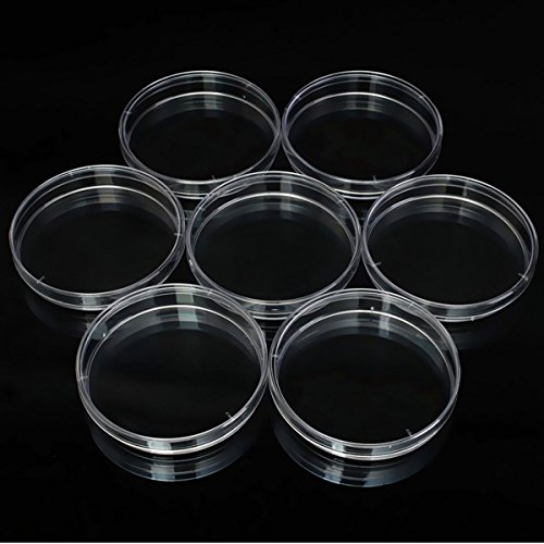 Generic 10Pcs Disposable Clear Plastic Petri Dish Bacterial Culture Dish (B01N0O488F) Amazon Price History, Amazon Price Tracker
