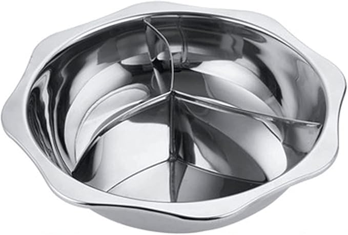 Olla Shabu Shabu FENOKD 30 cm Plateada con Tapa Antiadherente miniatura 3