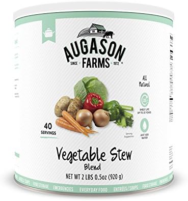 Augason Farms Vegetable Stew Blend 2 lbs 0.5 oz No. 10 Can