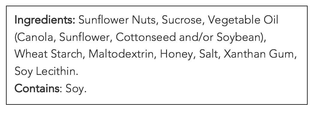 Good Sense | Sunflower Nuts | Honey Roasted Sunflower Seeds (Shelled) - 90 Ounces (90 OZ) | 12 - 7.5 Ounce (7.5 OZ) Bags