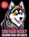siberian husky colori bianco  Siberian Husky Coloring Book