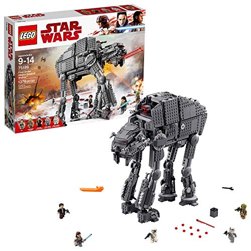 Image of LEGO Star Wars First Order Heavy Assault Walker 75189 Building Kit (1376 Piece), Multicolor