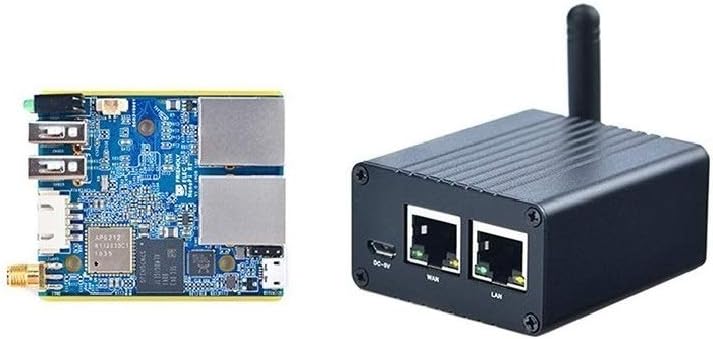 youyeetoo NanoPi R1 Friendly Dual Network Port IoT Router, Supporting Open Source Ubuntu and OpenWrt … (1GB FBM)