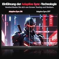 KOORUI Gaming Monitor 27 Zoll 200Hz WQHD IPS 1ms HDR400 HDMI 2.0x2/DP 1.4 – Ansicht 4