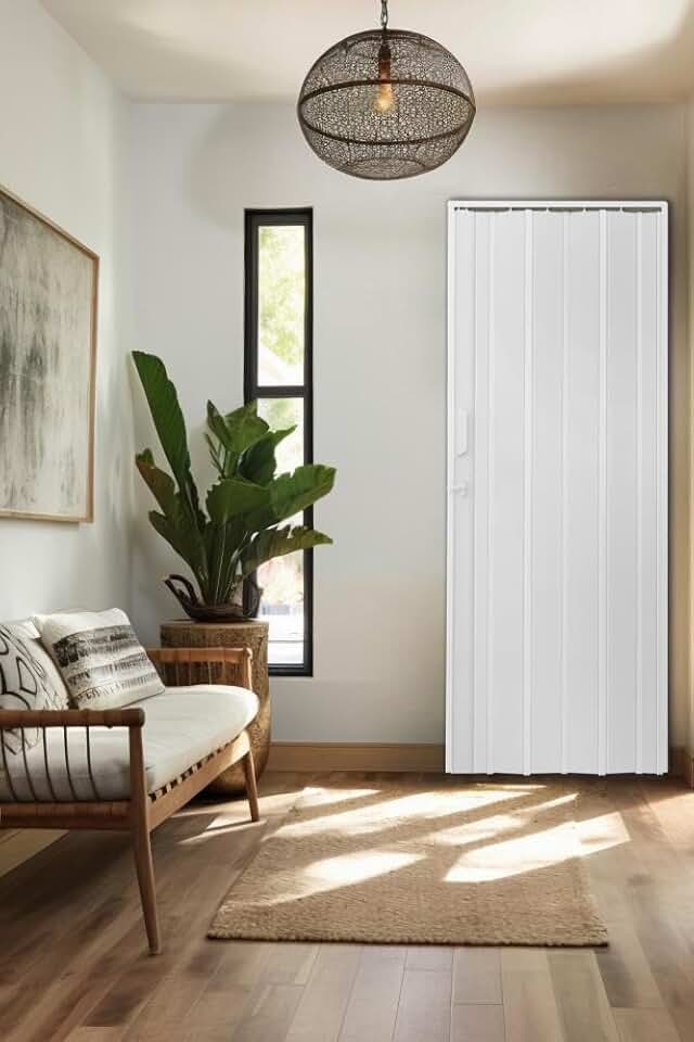 Porta Sanfonada de Pvc 210x72cm Bariri Gelo