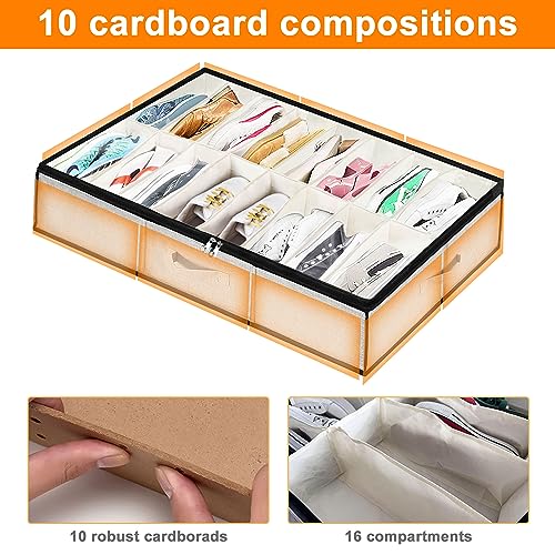 Homyfort Shoe Storage Organizer Under Bed thumb #5